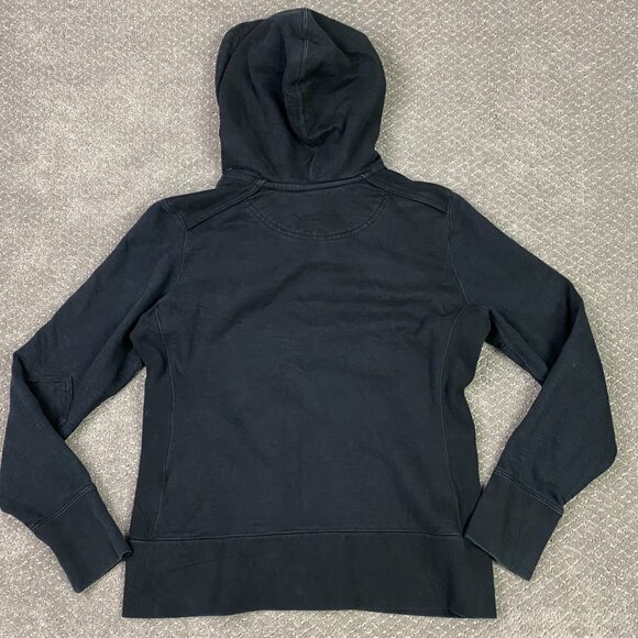 American Giant Hoodie Women's Large Black Cotton Full Zip Up Fleece Lined W1 1A - Picture 5 of 15
